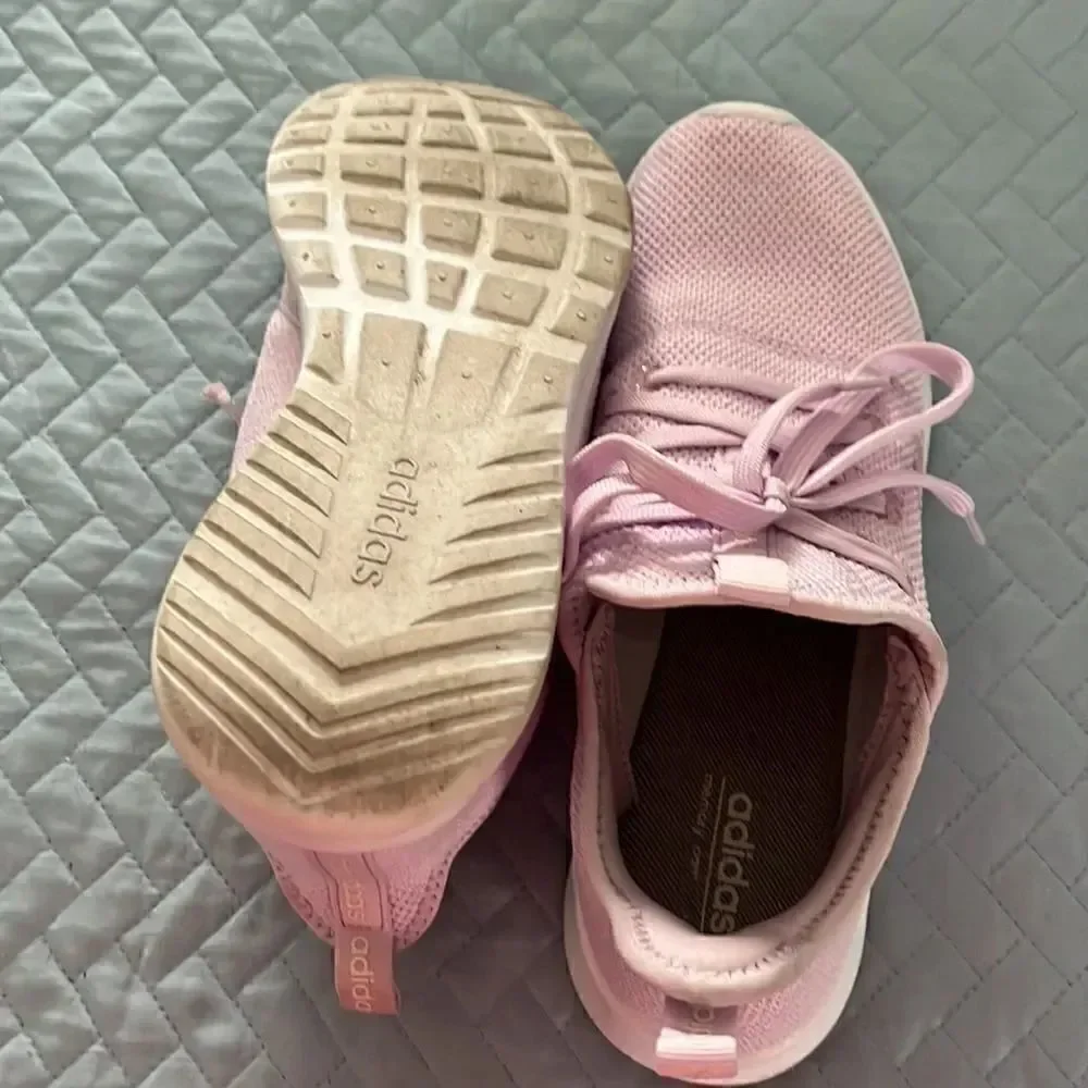 Adidas Lilac slip on memory foam shoes. Size 8